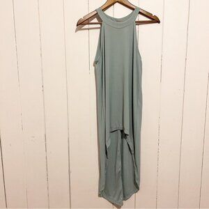 Noisy May Blue Surf Sleeveles High Low Top